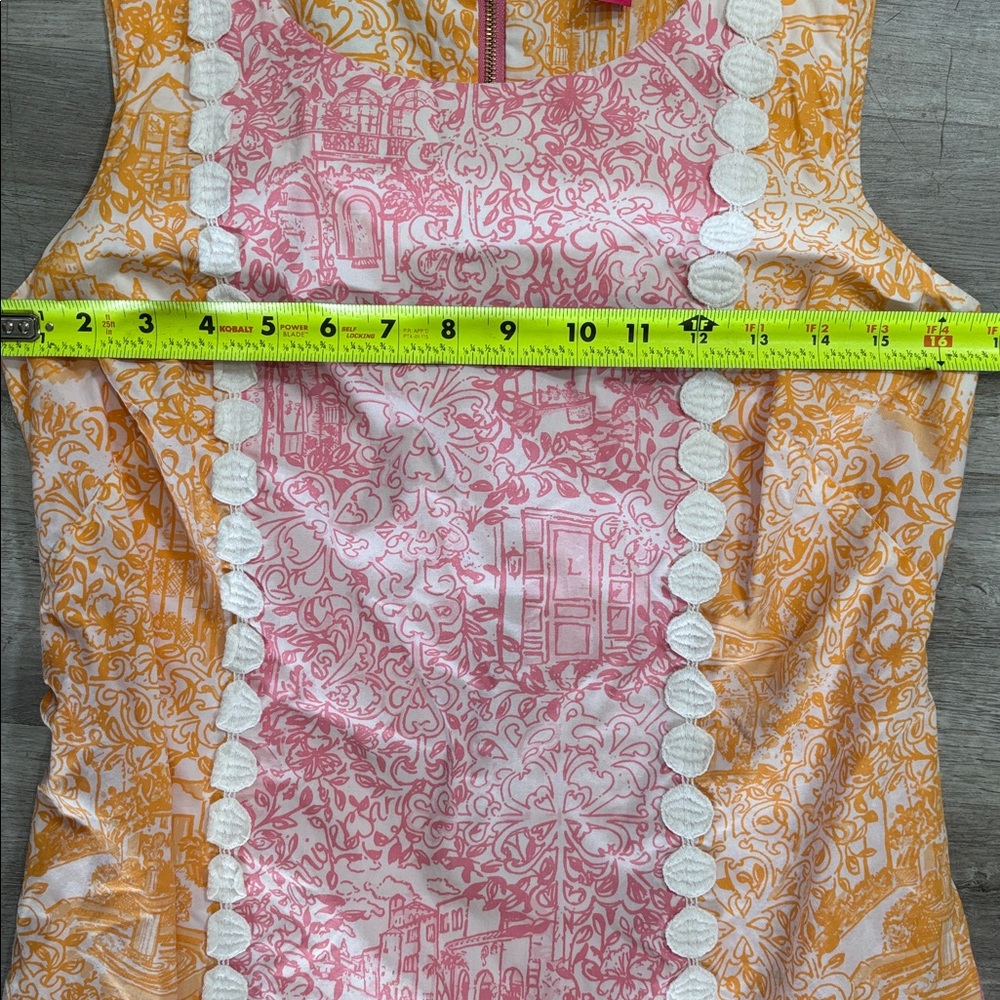 Lilly Pulitzer Jubilee Tenley Shift Toile Dress Sz 4 - Picture 3 of 8